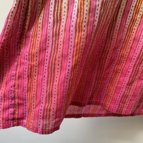 Toast cotton kaftan size small - medium pink stripe - Picture 5 of 12